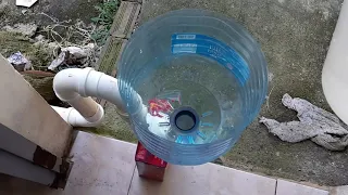 Homemade toilet with 2-inch trapway