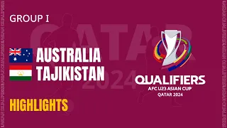 Australia - Tajikistan | AFC U23 Asian Cup 2024 Qualifiers | MD3 | Group I | Highlights