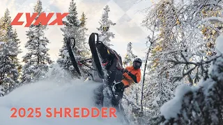2025 Lynx Shredder snowmobiles | The deep snow conqueror