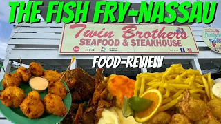 Fish Fry Nassau Bahamas | Twin Brothers Review |  Arawak Cay Nassau