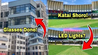 Glasses Installed! 😍 | Peshawar Cricket Stadium Latest Updates After Eid | Champions Trophy 2025?