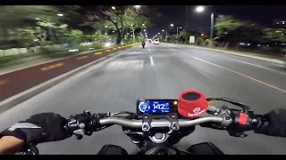 NIGHT RUN - POV | GOPRO HERO8 BLACK | CB650R X R6