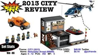 LEGO CITY Helicopter Arrest Set Review - LEGO 60009 - 2013