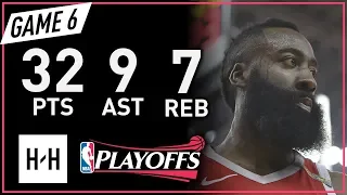 James Harden Full Game 6 Highlights vs Warriors 2018 NBA Playoffs WCF - 32 Pts, 9 Ast, 7 Reb!