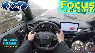 2023 Ford Focus 1.0 EcoBoost Hybrid 155 PS TOP SPEED AUTOBAHN DRIVE POV