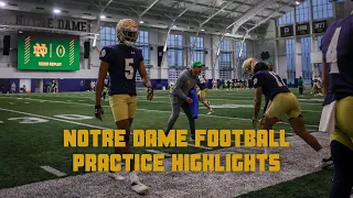 Notre Dame football: Highlights from third spring practice