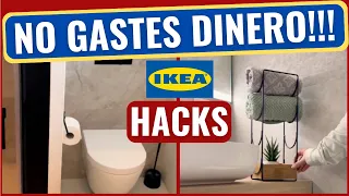 IKEA |TRUCOS GENIALES PARA CUARTOS DE BAÑO CON POCO  DINERO 😉 |GENIUS HACKS#ikeahack