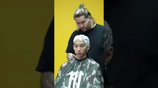 First indian guy to get braids from a guy that has a broken hand!
