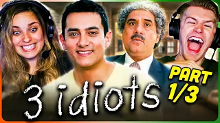 3 IDIOTS w/ Kristen & Michael Movie Reaction Part (1/3)! | Aamir Khan | Kareena Kapoor | Madhavan