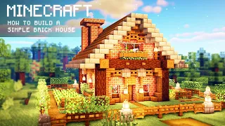 Minecraft: How to Build a Survival Simple Brick House