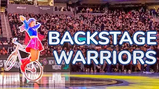 This happened Backstage of Performance at the Warriors - Vlog by Violalovescycling