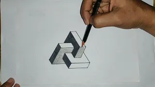 How To Draw 3D Geometric | J.F Drawing Academy