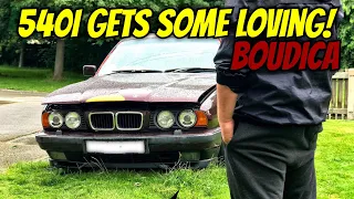 BMW E34 540i Gets Some TLC!