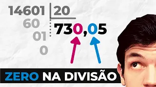 Quando colocar ZERO na divisão? | Matemática Básica