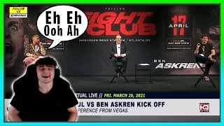 BdayReacts FUNNIEST JAKE PAUL vs BEN ASKREN INSULTS FROM PRESS CONFERENCE! (HIGHLIGHTS)