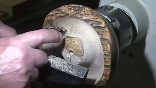 👀 Hey, What's Inside This Bowl? 🙈  Secret Revealed! - Wood Turning