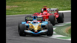 Final Ímola 2005 Duelo Alonso vs Schumacher LEGENDARIO en Español