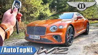 2019 Bentley Continental GT W12 REVIEW POV Test Drive on AUTOBAHN & ROAD by AutoTopNL