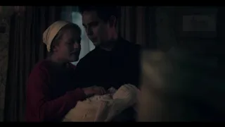 Nick holds Holly for the first time - The Handmaid's Tale 2x13