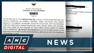 Senate issues subpoena for Quiboloy | ANC