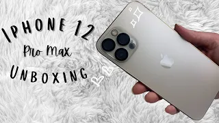 IPHONE 12 PRO MAX UNBOXING AND FIRST IMPRESSIONS!!?//GOLD!!//Sophie Charlson