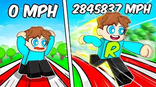 I Ran 2,845,837 MPH to be the FASTEST in Speed Simulator!
