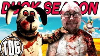 3 IDIOTS, 1 DOG & TOO MANY GLITCHES | Duck Season VR