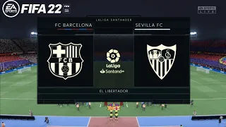 FIFA 22 | Barcelona vs Sevilla  LaLiga 2021/22 PC GAMEPLAY 1080p