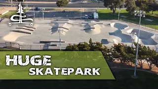 Cement Surfing - Longboarding the Lions Skatepark in Fresno