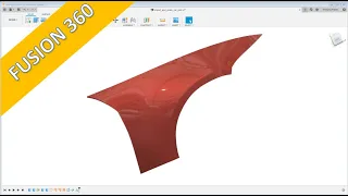 Car Fender - Kotflügel - Fusion 360 Training - Surfaces