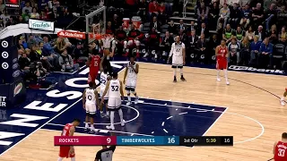 1st Quarter, One Box Video: Minnesota Timberwolves vs. Houston Rockets