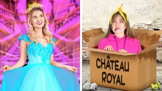 PRINCESSE RICHE OU FAUCHÉE | Situations Amusantes Avec Des Élèves Riches Et Fauchés par 123 GO! GOLD