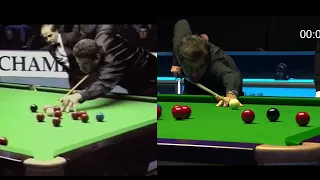 The 2 FASTEST Centuries Ever Side-by-Side - Ronnie O'Sullivan Tony Drago #snooker