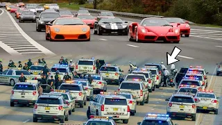 POLICE vs. Street Racers Compilation! COP BLOCKADE! *WIN & FAIL!*