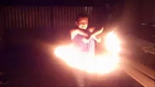 Fire show improvisation