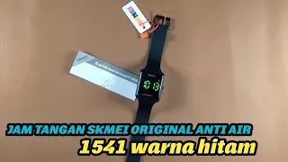 jam tangan skmei original tahan air 1541 warna hitam