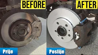 Zamjena kočionih diskova i pločica | VW POLO | How to Change Front Brake Pads and Rotors (Guide)