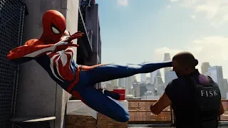 Marvel’s Spider-Man Fisk Hideout Stealth Takedowns Combat And Finishers