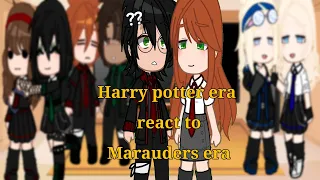 |Harry potter era react to Marauders era|Jily|jegulus|marylily|nobleflower|panmione|blairon|drarry|