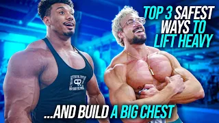 TOP 3 SAFEST WAYS TO LIFT HEAVY AND BUILD A HUGE CHEST ft JOESTHETICS