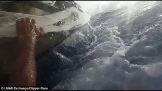 The moment Clipper Race crew discovers mummified sailor in yacht