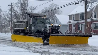 Town of Clarkstown Highway Department Plowing in New City
