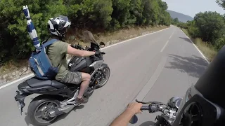 Jan & Jan Ride to Coelhos Honda NC750X & Mash Seven 125