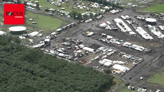 Luftaufnahmen zeigen das ganze Chaos des Wacken-Festivals