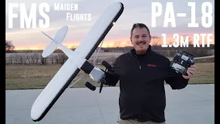 FMS - PA-18 RTF - 1.3m - Maiden Flights