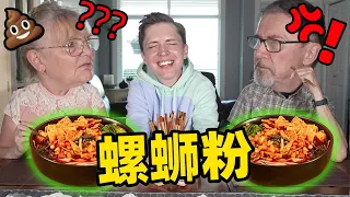 Canadian Parents Try China’s STINKIEST Noodles For the First Time! (Luosifen)