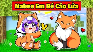 NABEE EM BÉ CÁO LỬA ĐƯỢC SẦU RIÊNG NHẬN NUÔI VÀ CÁI KẾT TRONG MINECRAFT*NABEE CÁO LỬA 🦊🥰