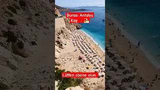 Bu plaj favori plajınız olacak - Antalya KAŞ 📍 #gezi #tatil #seyahat #travel #trip #gezirehberi