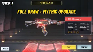 Dominion Mythic M13 Draw Full Spins & Upgrade Codm | M13 Morningstar & Ghost Azrael Cod Mobile