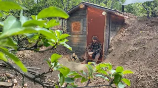 The Underground Cabin in the Abandoned Village Takes Shape with George Outdoor. Ep. 02
